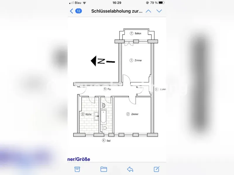 Tauschwohnung: 2 Zimmer mit Balkon in Pankow — photo 1